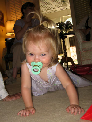 I am cute standing or crawling